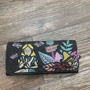 Disney Alice Long Wallet with Colorful Graphic